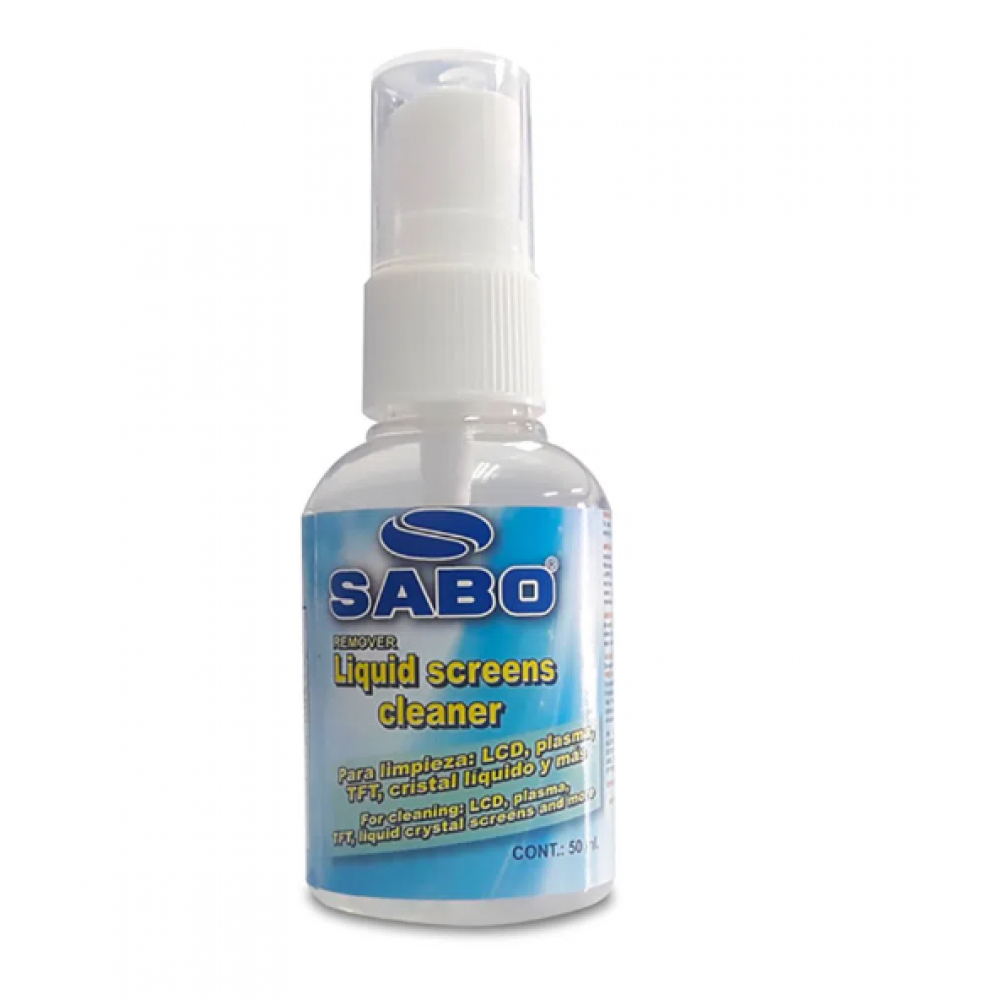Sabo Liquid screens cleaner / limpia y desengrasa.